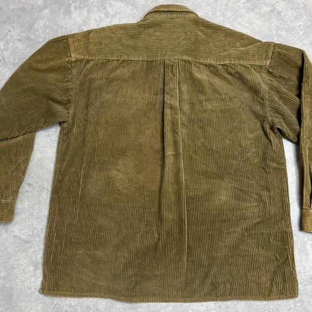Khaki oversized corduroy jacket