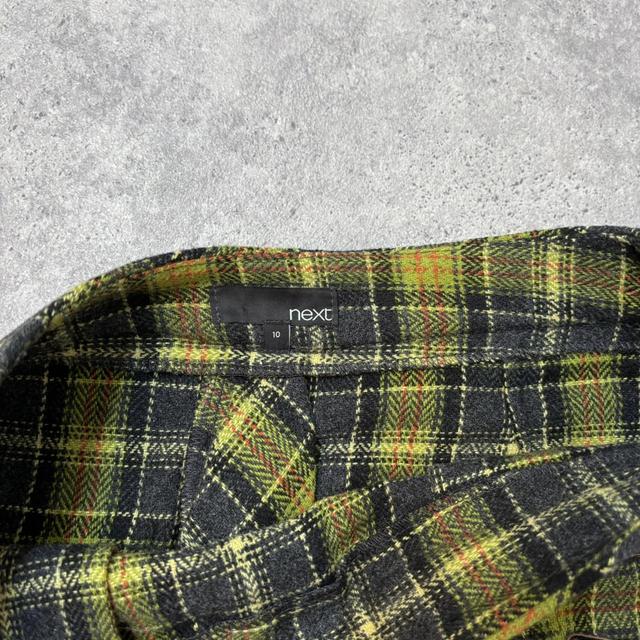 Tartan tweed midi skirt