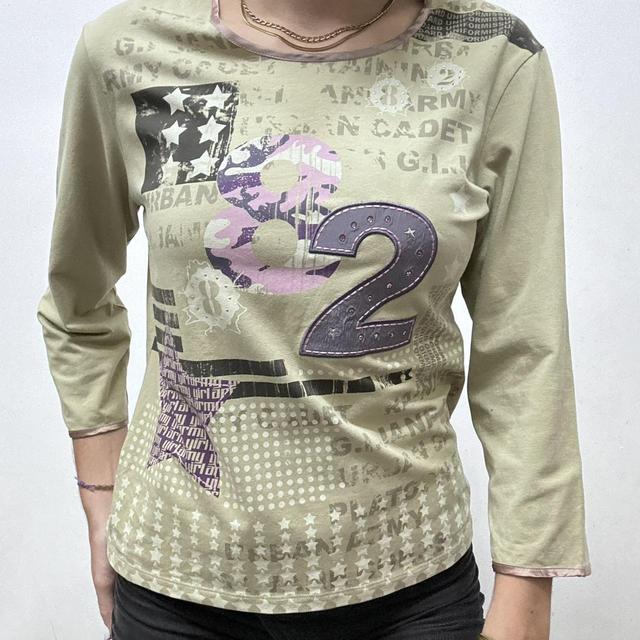 Graphic Y2K printed T-shirt