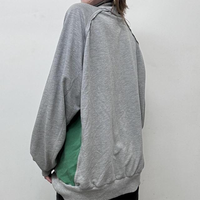 Oversized graphic Puma zip sweatshirt