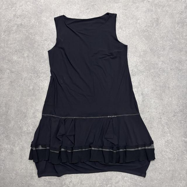 Black ruffle cop copine dress