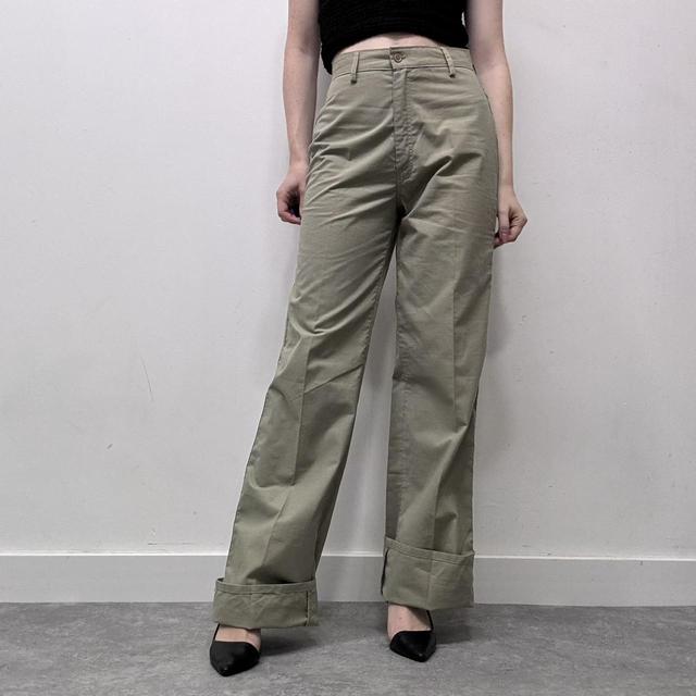 Vintage khaki workwear trousers