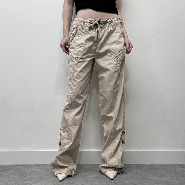 Y2k tan cargo pants