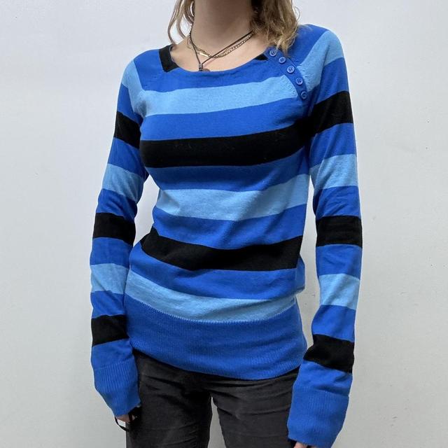 Vintage striped slouchy jumper