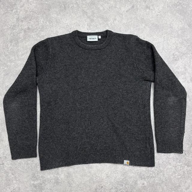Grey Carhartt slouchy knit wool jumper