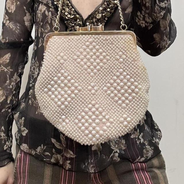 Vintage mini beaded purse