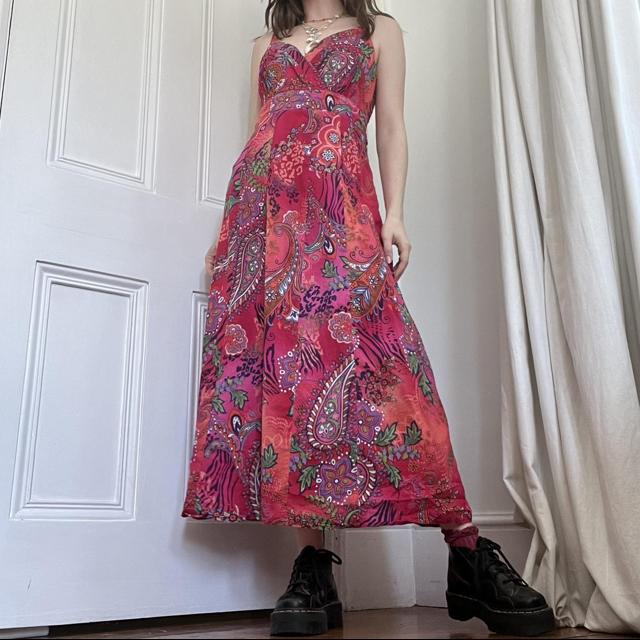 Paisley floral summer dress