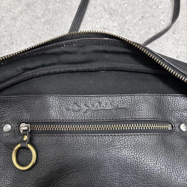 Black nike leather holdall bag