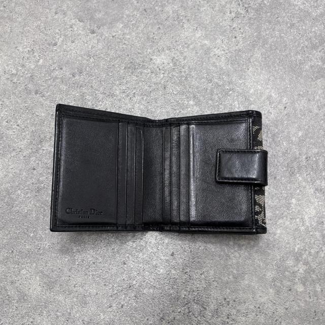 Dior monogram trotter bifold wallet