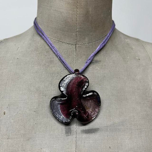 Chunky glass crystal pendant