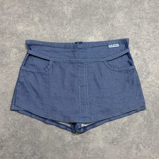 Denim Mini skort