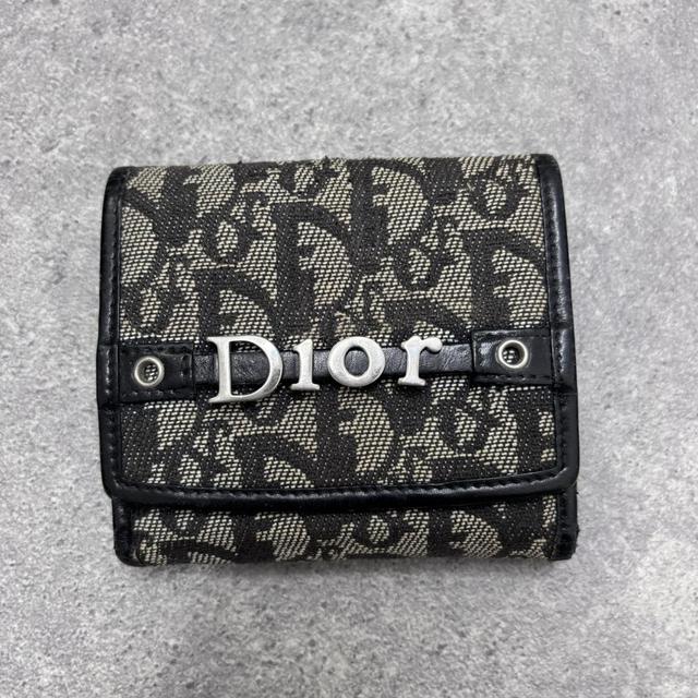 Dior monogram trotter bifold wallet