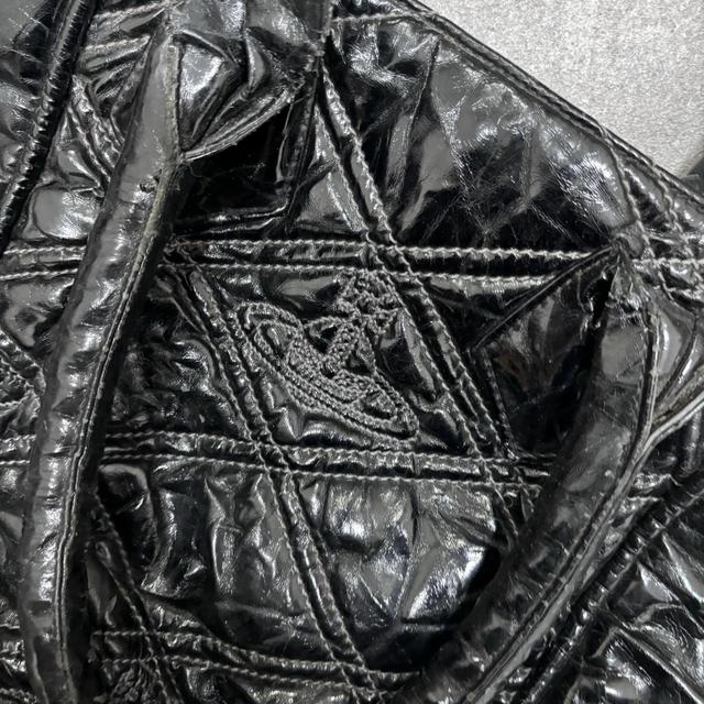 Black vivienne westwood shoulder bag