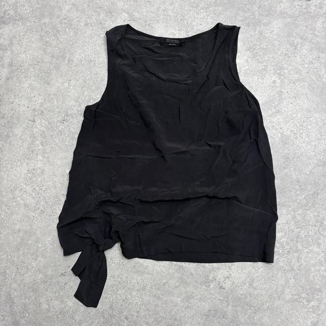 Silk all saints black vest