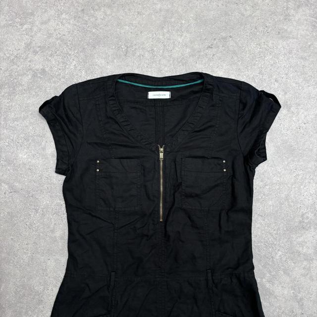 Black 90s utility dress
