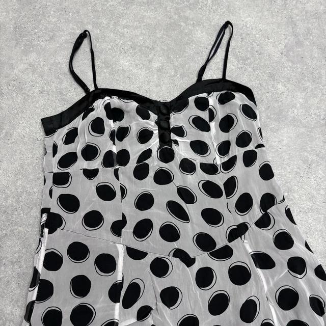 Layered polka dot dress