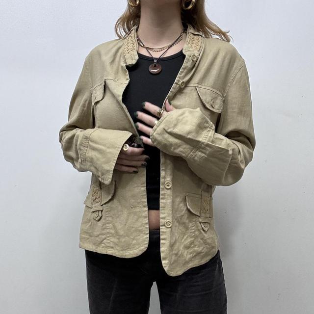 Vintage utility cargo shirt