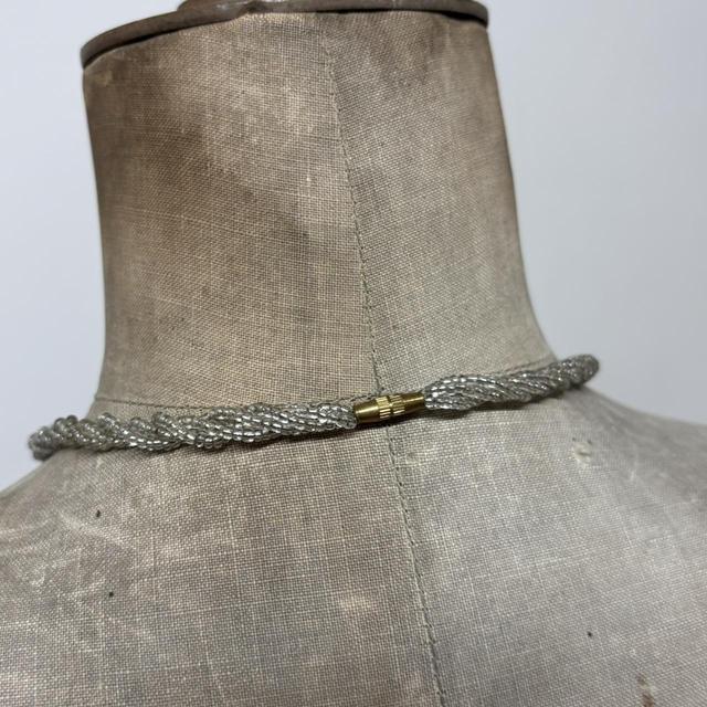 Beaded woven hippie necklace