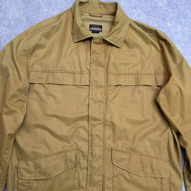 Tan workwear chore jacket