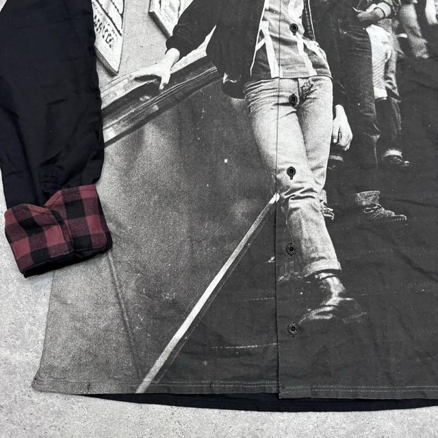 Punk graphic printed shirt