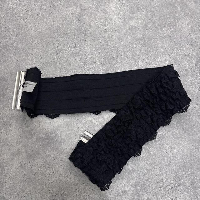Black lace belt