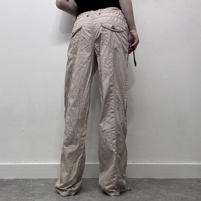 Y2k tan cargo pants