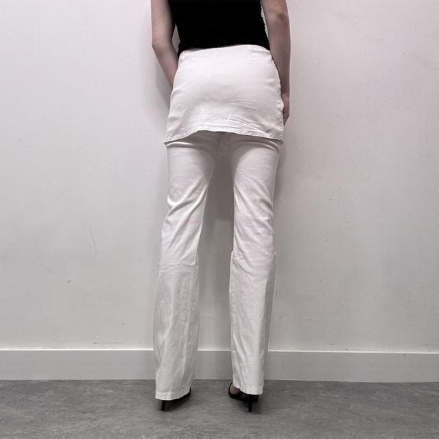 Layered flares with mini skirt