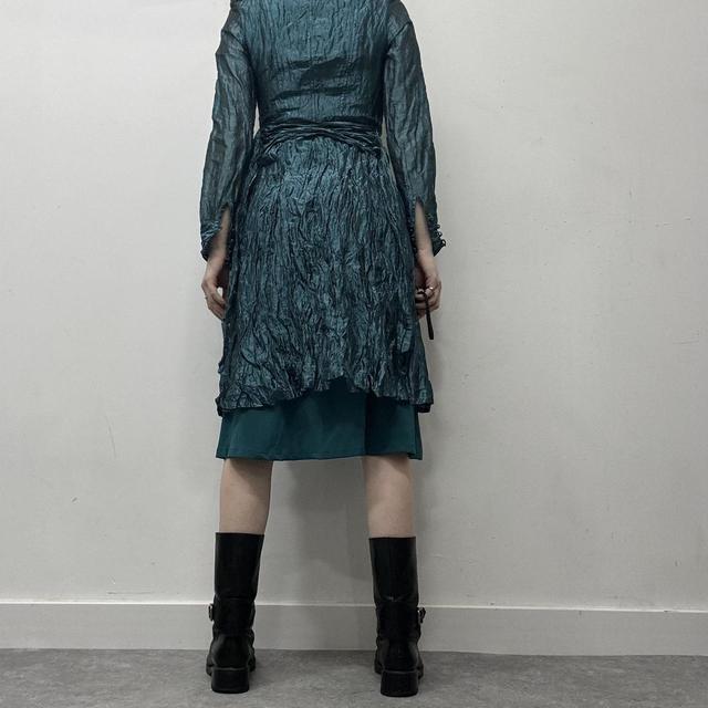 Crinkle satin fairy dress