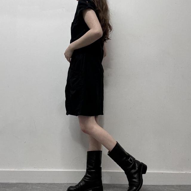 Black 90s utility dress