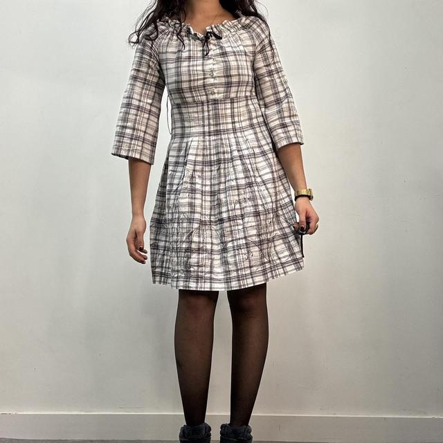 Cop copine checked shirt dress
