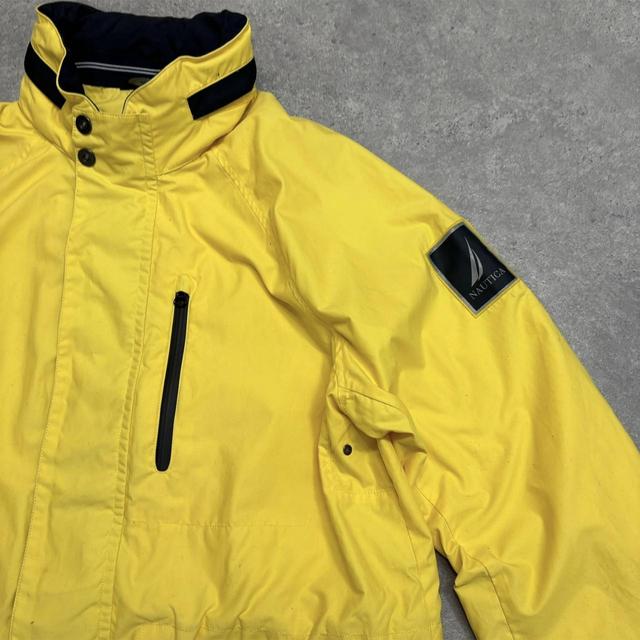 Yellow nautica jacket windbreaker