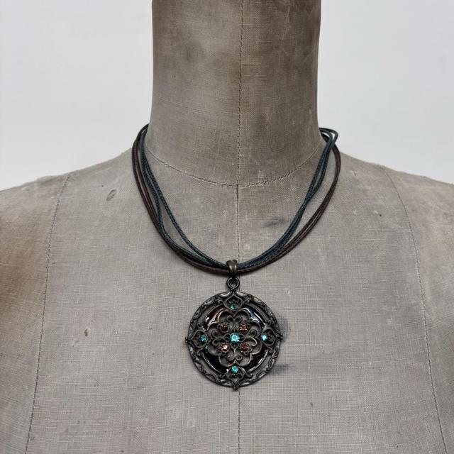 Boho fairy metal pendant necklace