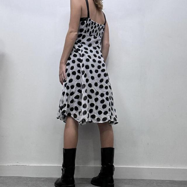 Layered polka dot dress