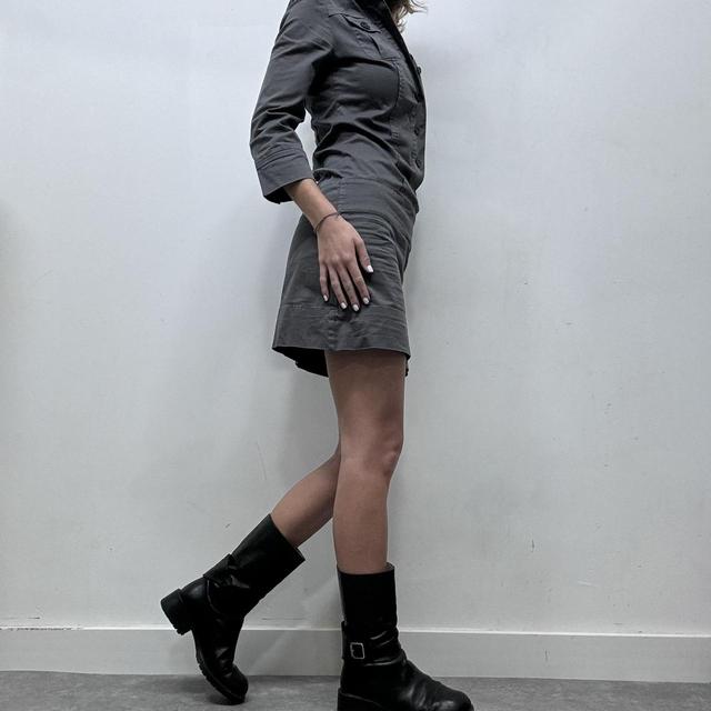 Vintage cargo mini dress