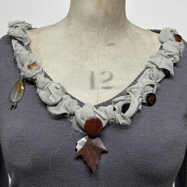 Fairy beaded silk jumper