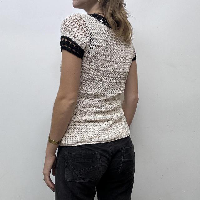 Crochet lace baby tee
