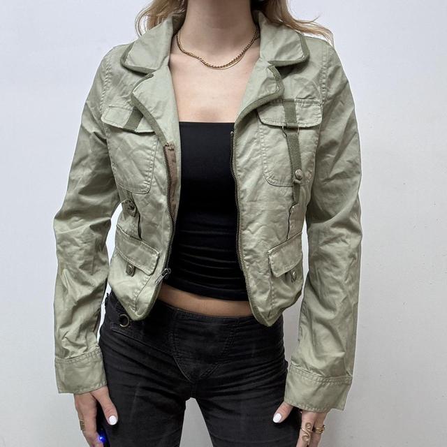 Cargo khaki utility jacket