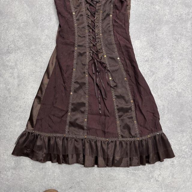 Brown corset fairy dress