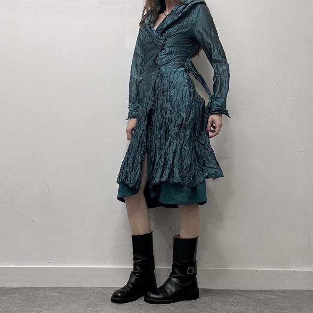 Crinkle satin fairy dress