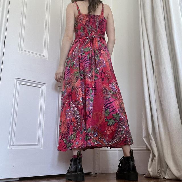 Paisley floral summer dress