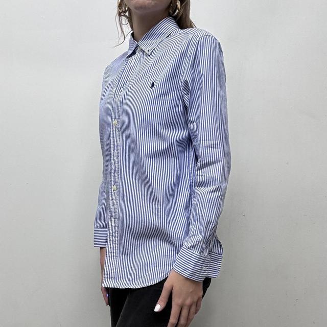 Ralph Lauren blue pinstripe shirt