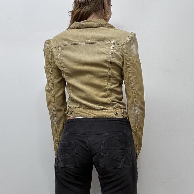 Cropped cord diesel jacket