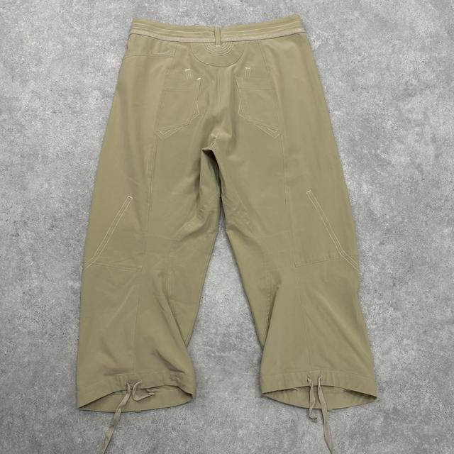 Tan puff balloon cargo pants