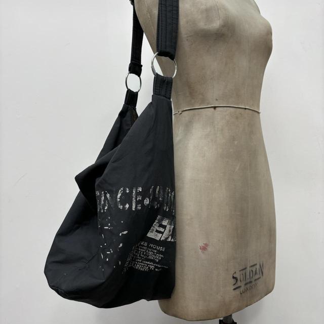 Slouchy graphic print bag
