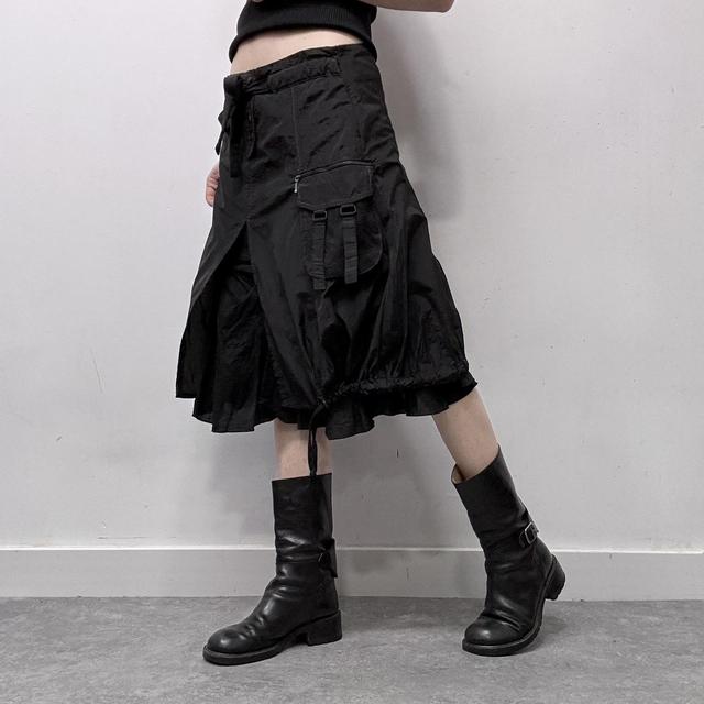 Grunge puff cargo grunge skirt
