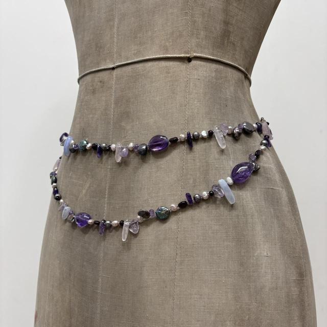 Crystal fairy layered waist chain
