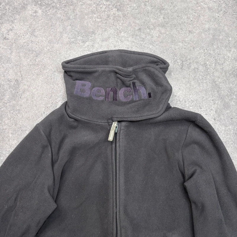 grey fleece long jacket cardigan