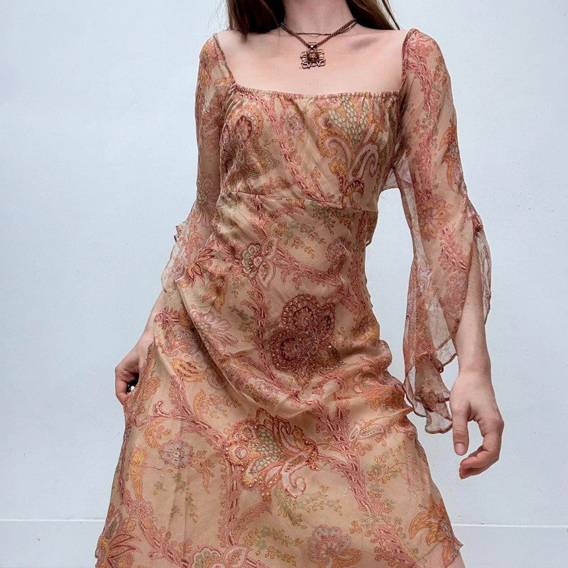 floaty paisley fairy rene derhy boho dress