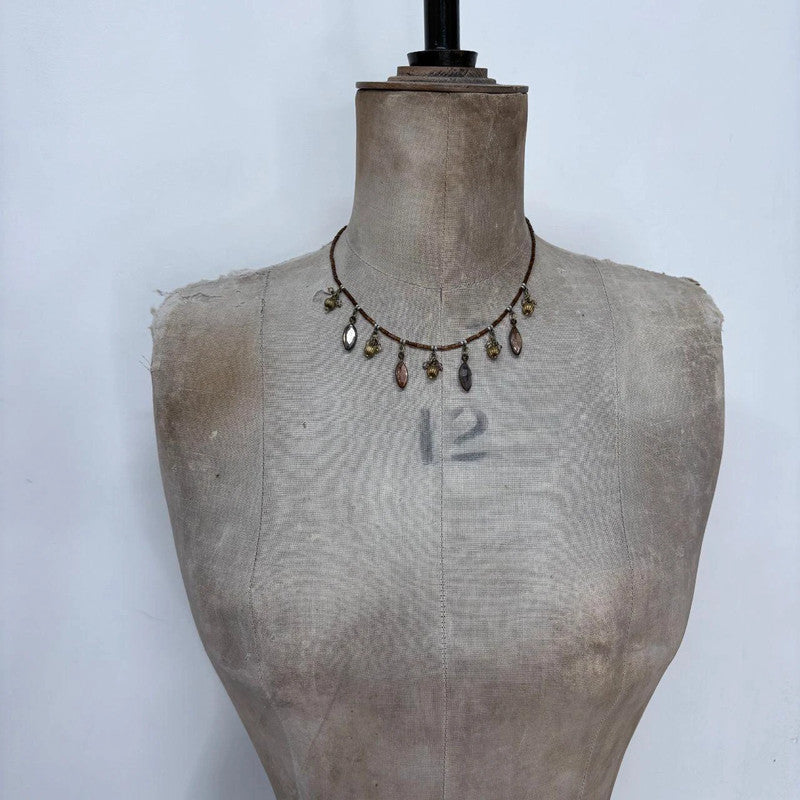 beaded fairy necklace