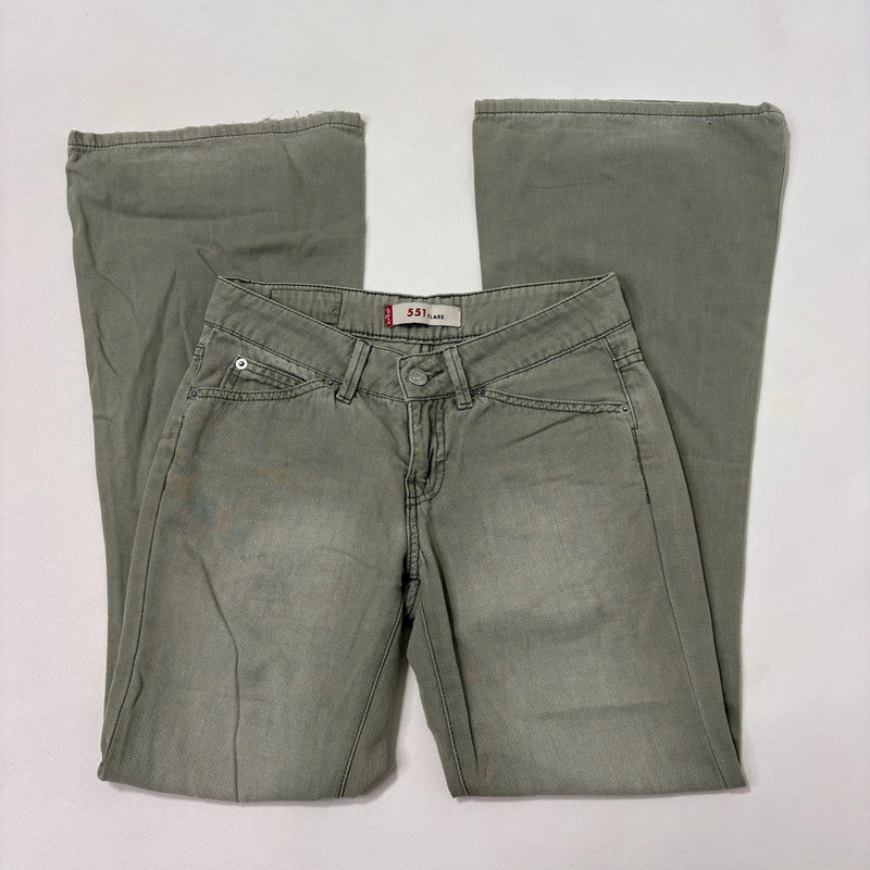 flared khaki levis jeans